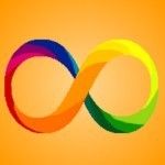 Autistic Pride (Unendlichkeits-Symbol in Regenbogenfarben)